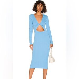 REVOLVE Bardot Knit Midi Dress